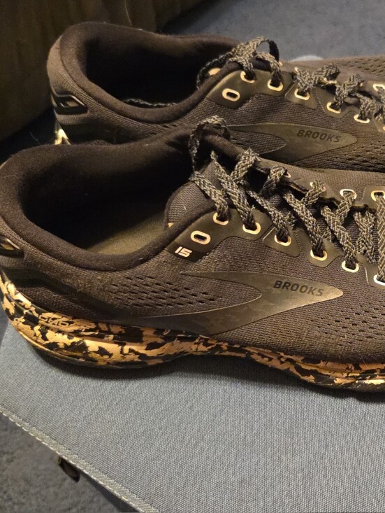 Brooks Shoes - Brooks Women's Black Running Shoes with Gold Accent Midsole